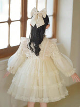Young Girl Princess Birthday Party Tulle Dress Warm Winter Gown 2024 New